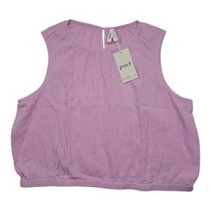 Pact Light Purple Sleeveless Tank Top